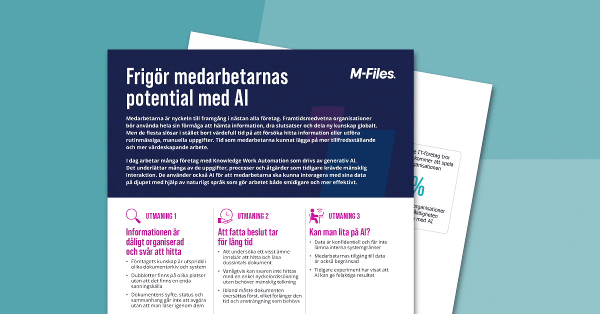 Artificiell intelligens - Lösning i korthet